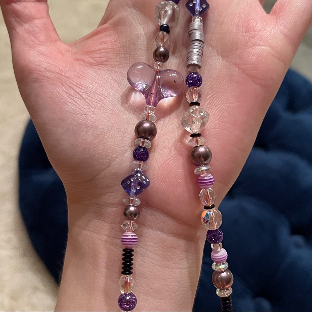 Phone String! Purple Heart 💜 & Dice 🎲 theme! - Picture 7 of 10
